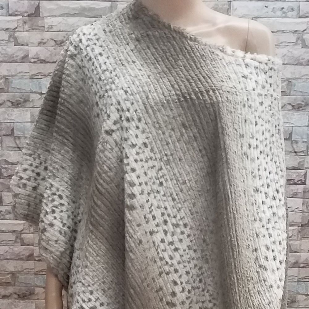 Soft Animal Print Poncho